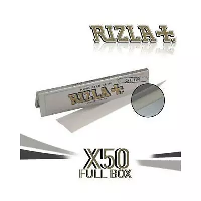 Rizla Silver King Size Ultra Thin Rolling Papers Slim Genuine Cigarette Smoking • £22.99