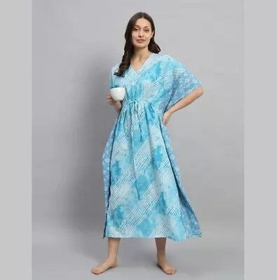 Tie Dye Kaftan Maxi Kaftan Tie Dye Printed Dress Tie Dye Printed Maxi Kaftan • $39.99