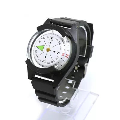 $9.39 • Buy Waterproof High-Precision Wrist-Compass For Outdoor Hiking Camping Diving Compas