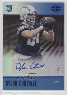 2018 Illusions Signs Trophy Collection Blue /100 Dylan Cantrell Rookie Auto RC • $3.13