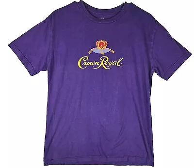 CROWN ROYAL LOGO MATT KENSETH NASCAR #17 Purple Graphic T-Shirt Men's Size MED • $21.50