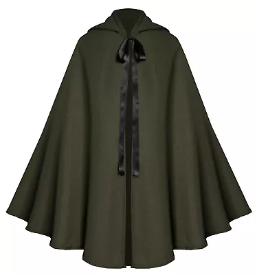 Gothic Steampunk Victorian Medieval Renaissance Western Pirate Capelet Cloak • $47