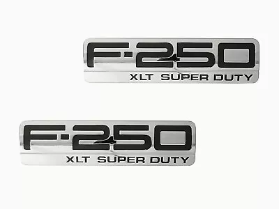2pcs New For 05-07 F250 XLT Super Duty Fender Side Emblem Badge 5C3Z-16720-EB • $32.99