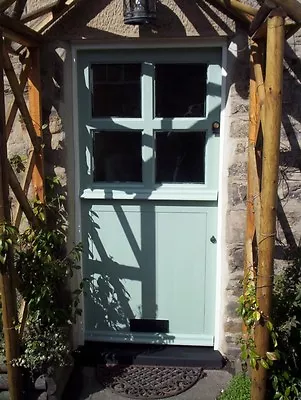 Handmade SOLID OAK STABLE Door - 4 LIGHT - FULL Mortice And Tenon Joints • £1150