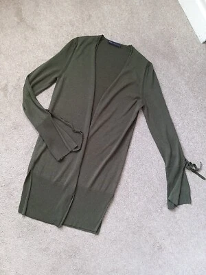 $4.36 • Buy Ladies Marks And Spencer Cardigan Long Length Size UK Small