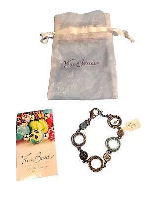 Viva Beads Handmade Jewelry Clay Beaded Bracelet NWT • $16.25