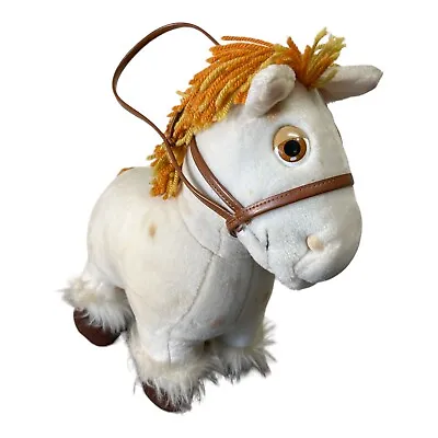 Vintage Cabbage Patch Kids Show Pony White With Spots 1984 Coleco Plush Horse • $17.14