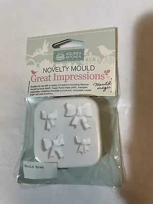 Squires Kitchen BOWS Mould Cake Decorating Sugarcraft Silicone Craft New • £8.99