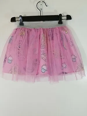 My Little Pony Girls Tulle Pink Shimmer Skirt Dress-up Size Small 6/6x • $14.95