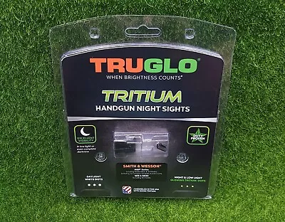 TruGlo Tritium Night Sight Set White/Green Front & Rear S&W M&P Shield - TG231MP • $53
