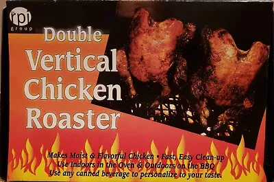 3 Total-Beer Can Double Vertical Chicken Roaster And Two Single Roasters • $28