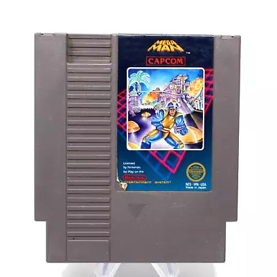 Capcom Mega Man Video Game (Nintendo Entertainment System 1987) Tested & Works! • $84.99