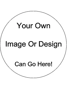 Your Own Personalised Edible Wafer Paper 7.5  Round Cake Topper Photo Decoration • £8.97