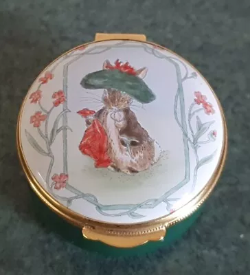 $36.68 • Buy Crummles Exclusive Royal Doulton Beatrix Potter Benjamin Bunny Enamel Box 