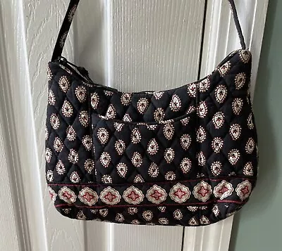 Vintage!Vera Bradley Molly Purse And Wallet Classic Black Pattern Retired 2002 • $28