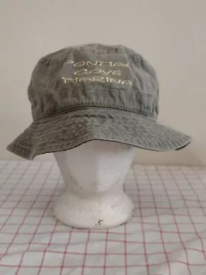 Vtg Cobra Pontiac Cove Marina Khaki Bucket Hat Green Fishing Hunting Boonies HK • $54.62