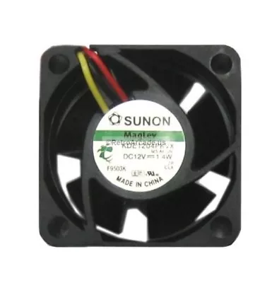 NEW Sunon 40mm X 20mm 3-Pin 12VDC 0.4W Cooling Fan KDE1204PKVX B006ODM76C • $9.25