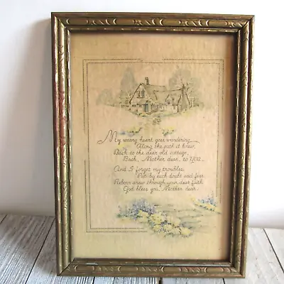 Vintage Buzza Style Motto Saying Framed Print Mother Shabby Cottage Core • $14.99