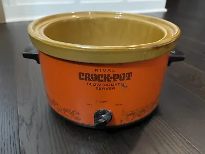 Vintage Rival Crock Pot Slow Cooker 4 Quart Model 3104. No Lid • $18