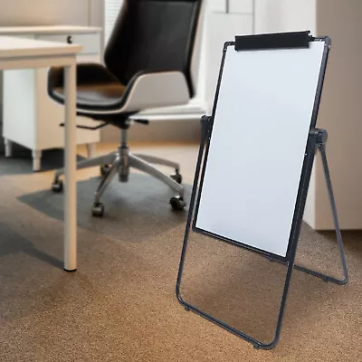 Adjustable Magnetic Dry Erase White Board Free Standing Double Sided Board 35*24 • $57