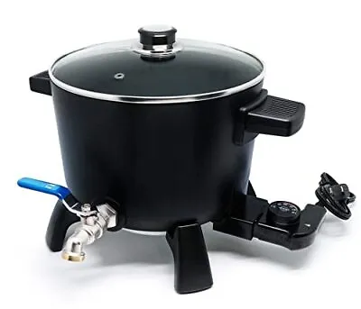 Wax Melter For Candle Making 6L/5KG Large Wax Melting Pot With Spout For Soy • £85.56