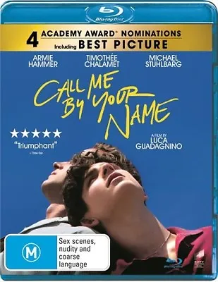 $14.95 • Buy Call Me By Your Name (Blu-ray, 2018) : NEW