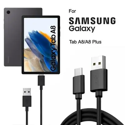 USB Type C Charging Cable Lead Charger For Samsung Galaxy Tablet A8 Tab A8 Plus • £3.80