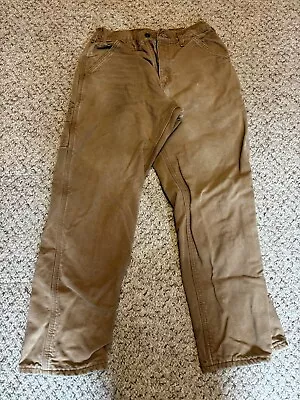 Carhartt Flannel Lined Pants 31x30 • $7