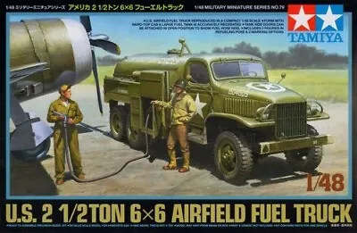  Us 2 1/2 Ton 6X6 Airfield Truck 1/48 Scale (Tamiya 35279) • £22.99