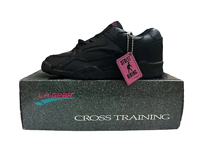 Vintage LA Gear Flash Trainer Low Sneakers Shoes Womens Size 8 Deadstock NIB 80s • $40