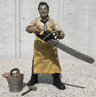 VTG McFarlane 1998 Movie Maniacs LEATHERFACE Action Figure Non Bloody Clean • $36.99