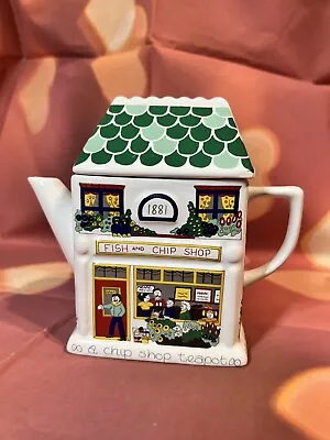 Wade English Life Teapots By Barry Smith & Barbara Wooton A Chip Shop Teapot Vgc • £12.50