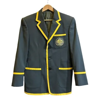 Commonwealth Games Academia Campus Uniform Preppy Crest Bokecore Size 40 Blazer • $22.06