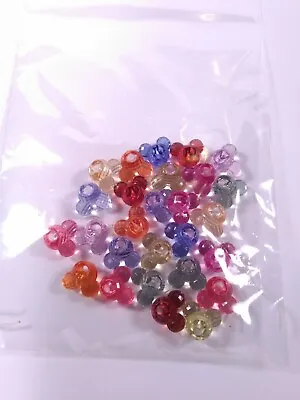 Walt Disney World Disney Mickey Mouse Transparent Multicolored Beads 27ct • $9.99