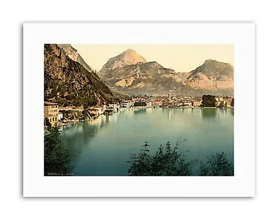 Riva Lake Garda Italy New Vintage Photograph Canvas Art Print • £13.99