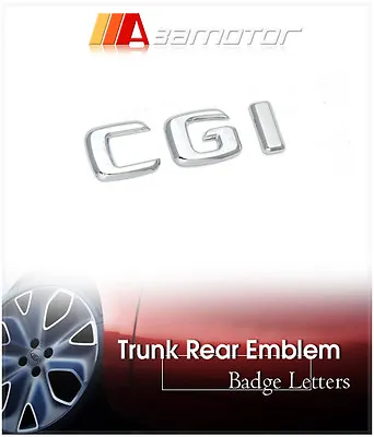 Trunk Rear Emblem Badge Letters CGI Fits Mercedes W211 W212 C207 W203 W204 W209 • $15.19