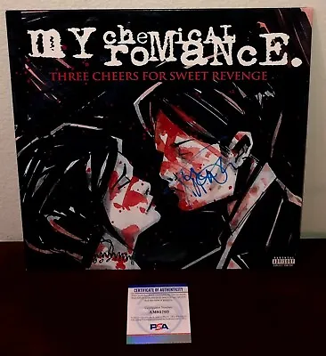 Frank Iero My Chemical Romance Three Cheers For Sweet Revenge Signed Vinyl LP A • $399.99