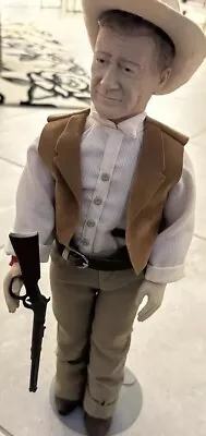 John Wayne Vintage Classic Figurine Doll Collectible Movie Star Made In 1981 • $55.77