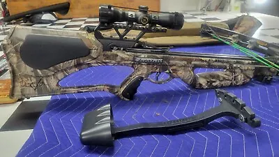 Barnett Quad 400 Crossbow W/Scope And  W/Case Loaded Extras Complete! • $450