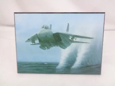 Dru Blair Tomcat! F-14 Art Print On Wood - Easel Or Wall 7.25  X 5.25  • $14.99