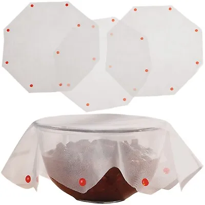 Microwave Splatter Screen Reusable Food Covers Insect Flies Cover Pack Of 3 • £11.95