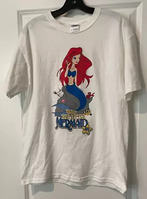 Vintage Disney The Little Mermaid Ariel A Place To Be T-shirt Size Medium Gildan • $7.75