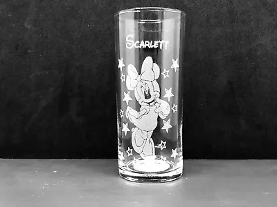 Personalised & Engraved Minnie Mouse Highball Glass Gift Add Your Name • £9.99