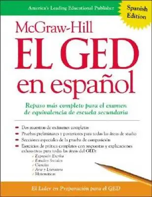 McGraw-Hill El GED En Espanol - Paperback By McGraw-Hill's GED - GOOD • $15.65