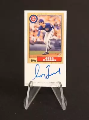 2022 Topps Rip Greg Maddux Ripped From History Mini Auto RFHA-GM /10 • $149.99