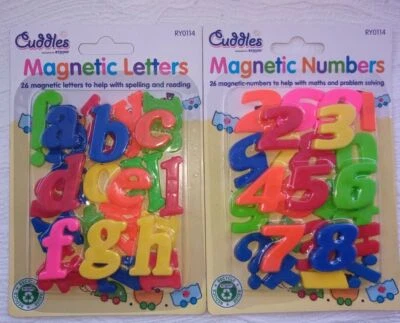 £1.45 • Buy MAGNETIC LETTERS ALPHABET NUMBERS Fridge Magnets Toys Kids Learning Lower Case 