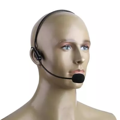 3.5mm Plug Head Mic Over Head Portable Head Wear Microphone For Teaching Meeting • £2.87
