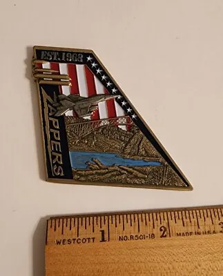 Us Navy Challenge Coin Vaq-130  Zappers  - Rare - Electronic Dragon  • $74