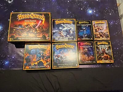 Hasbro HeroQuest Board Game HUGE Lot!!! • $320