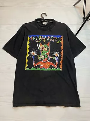 Vintage 90s The Rolling Stones Voodoo Lounge XL Black 1995 World Tour Rock Shirt • $150